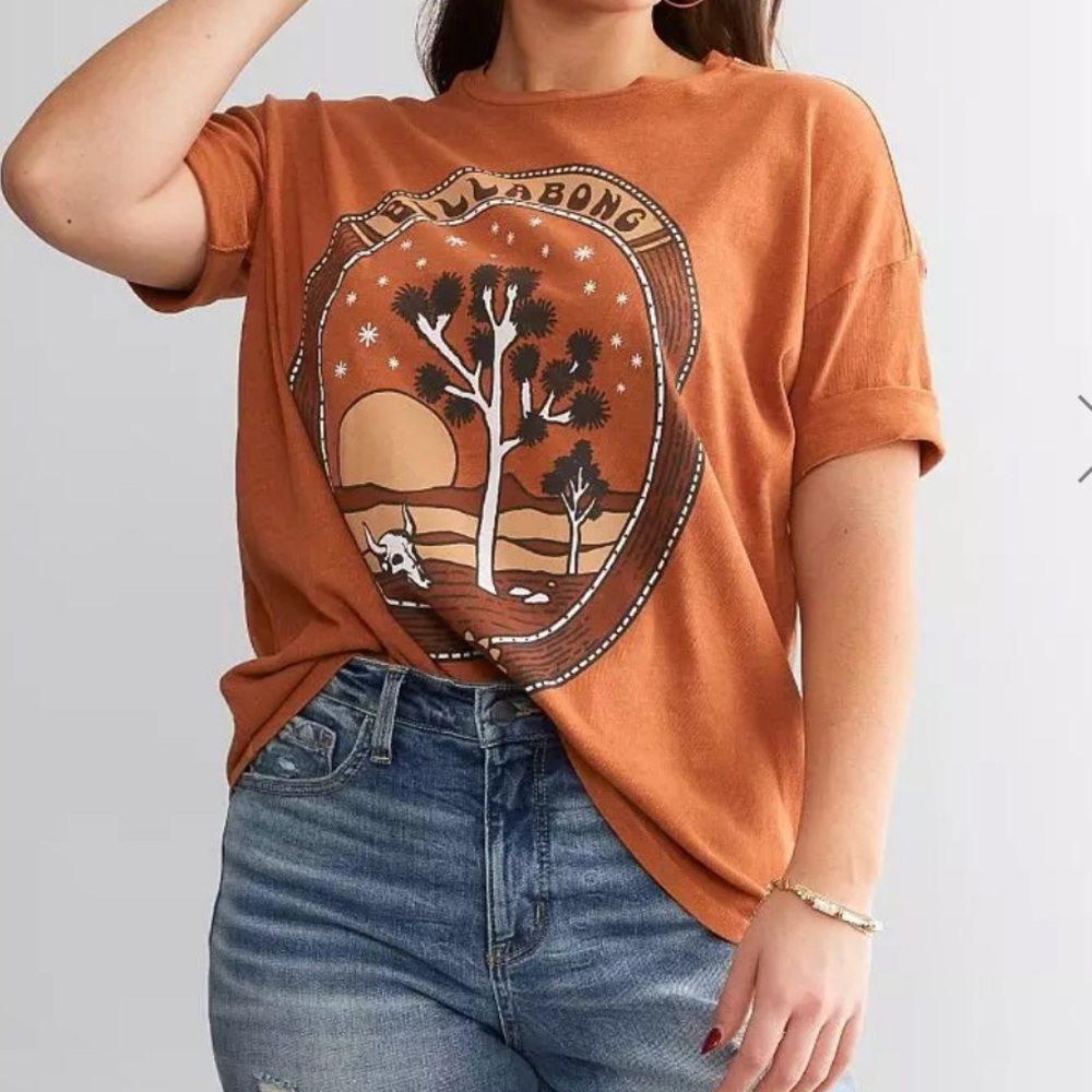 Billabong Rust Graphic Tee